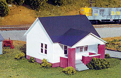 One-Story House w/Side Porch -- Kit - 3-1/2 x 3-7/8"  9 x 9.9cm-2