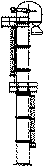 Grain Elevator -- Kit - Scale Height: 90'  27.4m-1