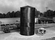 Peaked Top Water/Oil Tank -- Kit - Scale Height 43'  13.1m
