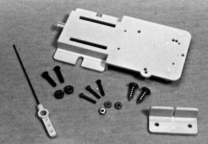Switch Machine Mounting Bracket -- Rix-Rax Flat Mounting Bracket Kit