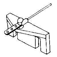 Pivoting Turnout Linkage -- For Underneath Layout Control