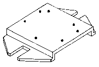 Rix Adjusto Pad -- For Mounting Switch Machines