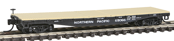 40' 10" Fish Belly Flatcar Ready-to-Run -- Northern Pacific