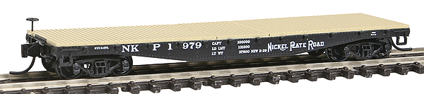 40' 10" Fish Belly Flatcar Ready-to-Run -- Nickel Plate Road