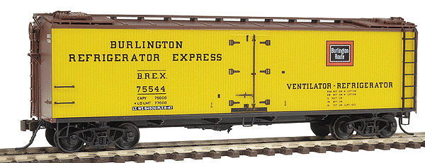 Wood Refrigerator Car - Assembled -- BREX