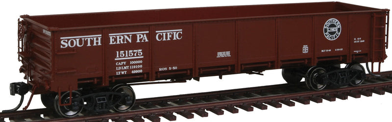 General-Service Drop-Bottom Composite Gondola - Ready to Run -- Denver & Rio Grande Western (black, Flying Rio Grande Lettering)