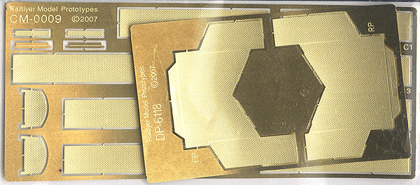 EMD Locomotive Treadplate (Photo-Etched Metal) -- Early Pattern for SD38, SD39 & SD40