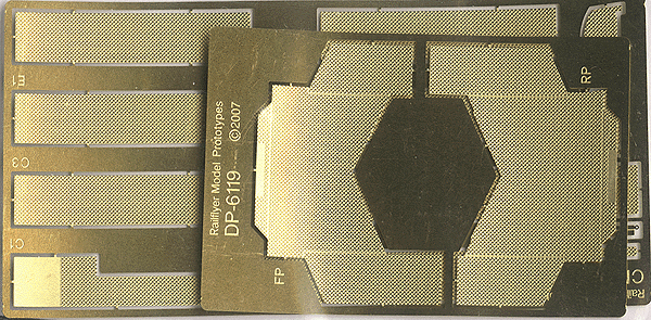 EMD Locomotive Treadplate (Photo-Etched Metal) -- Late Pattern for SD38, SD39 & SD40