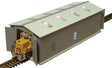 Run-Through Locomotive Shed without Effects -- Kit - 9-1/4 x 3-3/4 x 3"  23.5 x 9.5 x7.6cm