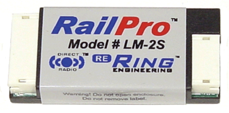 Locomotive Module w/Sound & Direct Radio(TM) - RailPro(TM) -- 1-1/2 x 11/16 x 1/4"  3.8 x 1.7 x .64cm