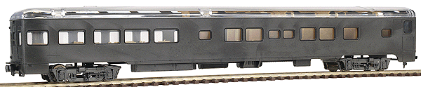 1930s Era Streamlined Observation Car -- Undecorated