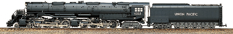 Steam 4-8-8-4 "Big Boy" Powered -- Union Pacific #4024 (black, silver)