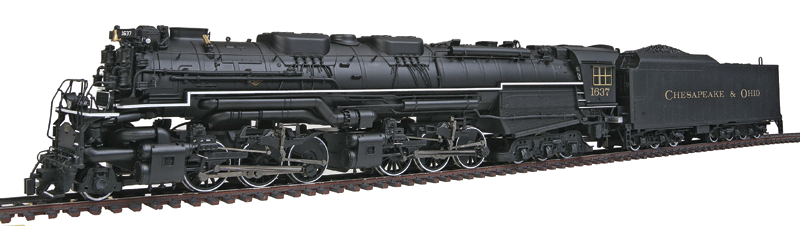 2-6-6-6 Allegheny w/Sound & DCC -- Chesapeake & Ohio #1637