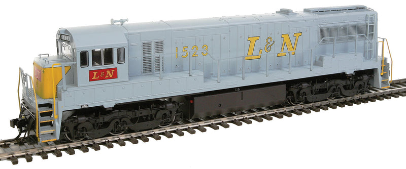 GE U25C w/Sound & DCC -- Louisville & Nashville #1522 (gray, yellow)