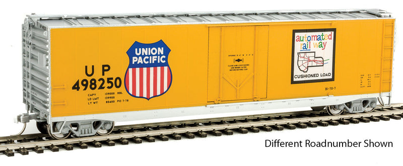 50' Plug-Door Boxcar w/Roofwalk - Ready to Run -- Union Pacific #498373