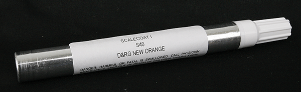 Scalecoat I Touch-Up Paint Pen for Use on Brass, Metal & Wood -- Denver & Rio Grande Western New Orange