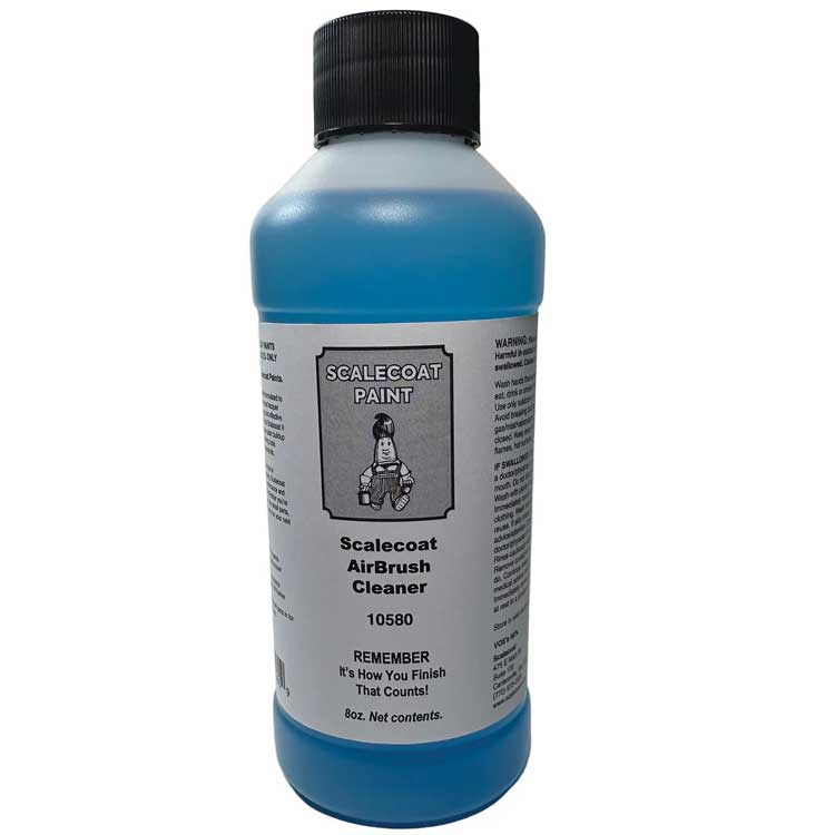 Airbrush Cleaner 8oz  236.5 -- For Solvent-Based Paints