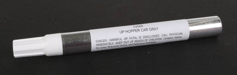 Scalecoat II Touch-Up Paint Pen for Use on Plastic -- Union Pacific Hopper Car Gray