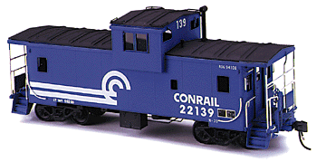 Extended Vision Caboose -- Unlettered (Caboose Red)