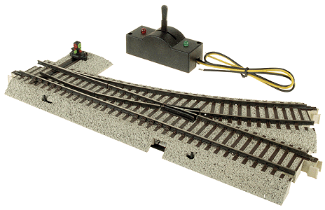 Nickel-Silver Remote Control Switch -- #3 Left Hand
