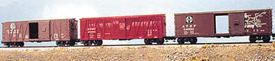 Freight Car Set -- Santa Fe