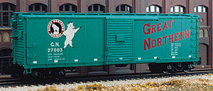 40' Rebuilt Steel Boxcar -- GN #1