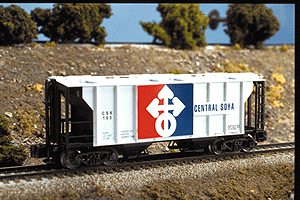 3-Bay PS-2 Covered Hopper -- CSX #2 (Central Soya)