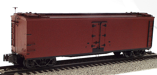 40' Wooden Billboard Reefer -- Unlettered (Boxcar Red)