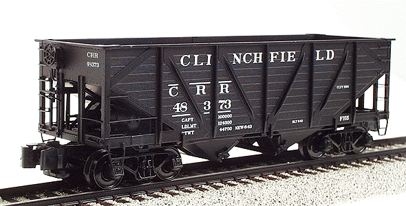 Two-Bay Composite Hopper Set 3-Car #1 -- Clinchfield