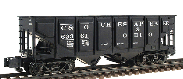 Two-Bay Panel Side Hopper - 3-Car Set #1 -- Chesapeake & Ohio