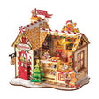Rolife Gingerbread House DIY Miniature House DG176 - Kit -- 3-D Laser-Cut Wood Puzzle-1