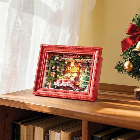 Rolife Christmas Eve Party Shadow Box DP005 -- 3-D Laser-Cut Wood Puzzle-3