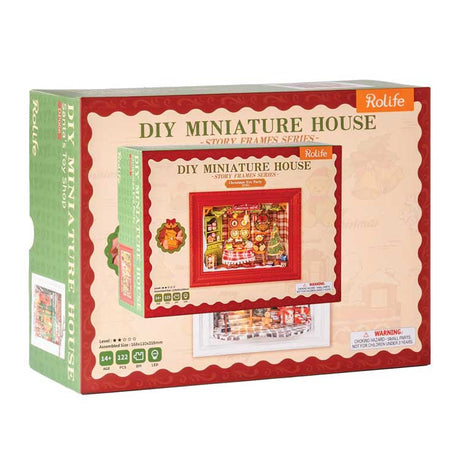 Rolife Christmas Eve Party Shadow Box DP005 -- 3-D Laser-Cut Wood Puzzle-5