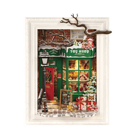 Rolife Santa's Toy Shop DP006 -- 3-D Laser-Cut Wood Puzzle-1