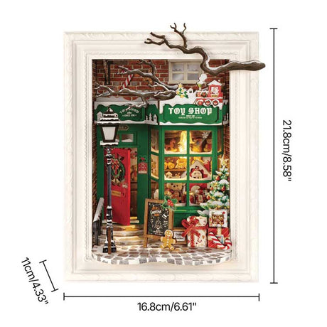 Rolife Santa's Toy Shop DP006 -- 3-D Laser-Cut Wood Puzzle-2
