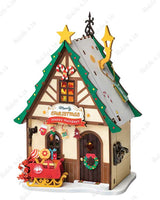 Rolife Twinkling Christmas House DS036 -- 3-D Laser-Cut Wood Puzzle-1