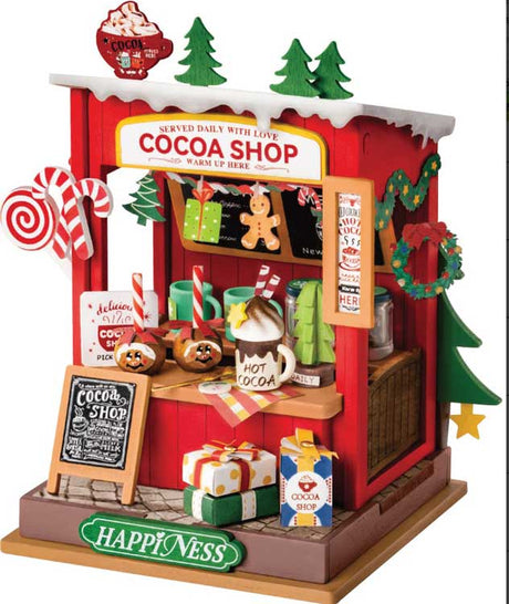 Rolife Cocoa Shop DS042 -- 3-D Laser-Cut Wood Puzzle