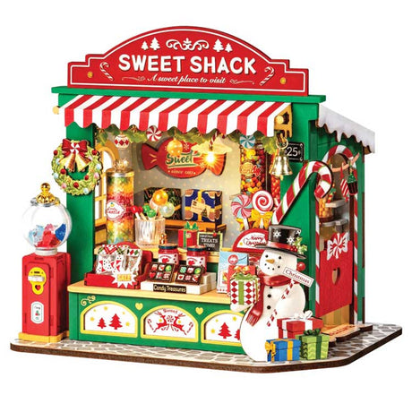Rolife Christmas Candy Stand DS043 -- 3-D Laser-Cut Wood Puzzle-1