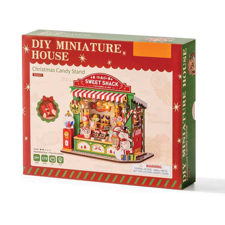 Rolife Christmas Candy Stand DS043 -- 3-D Laser-Cut Wood Puzzle-3