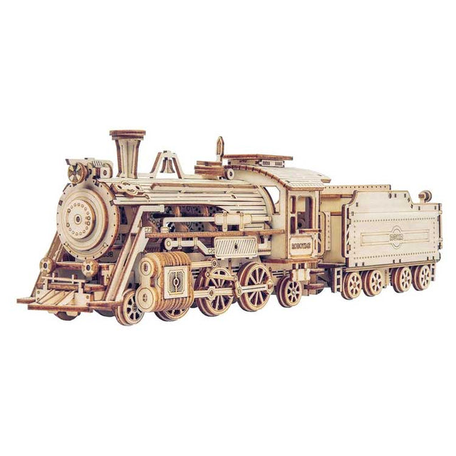 Prime Steam Express Train - Kit -- 3D Wooden Puzzle-1