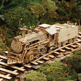 Prime Steam Express Train - Kit -- 3D Wooden Puzzle-2