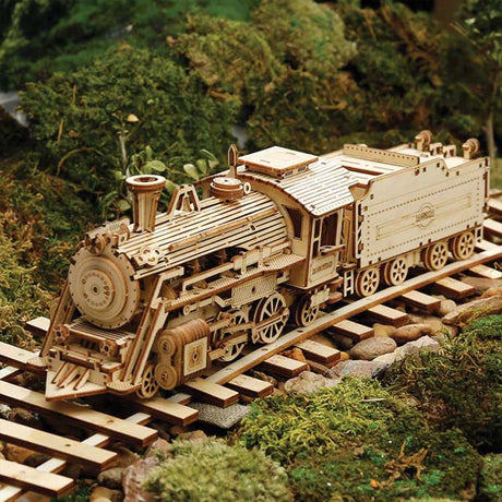Prime Steam Express Train - Kit -- 3D Wooden Puzzle-2