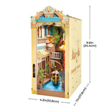 Romantic Venice DIY Book Nook Shelf Insert - Laser-Cut Wood Kit -- 3D Wooden Puzzle-5