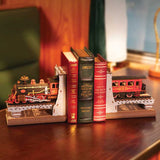 Century Train DIY Book Nook Bookends - Kit -- 3D Puzzle-3