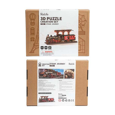 Steam Journey - Kit -- 3D Wooden Puzzle-6
