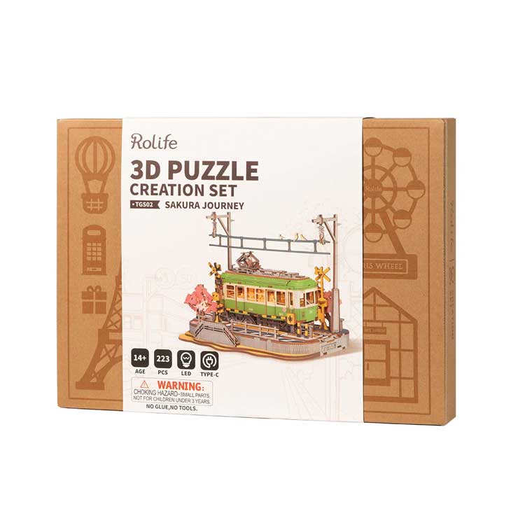 Sakura Journey - Kit -- Lighted 3D Puzzle-8