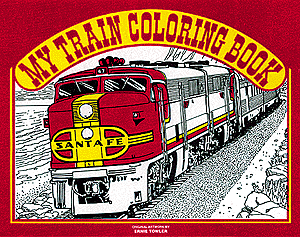 Book -- My Train Coloring Book