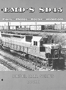 Softcover Book - Diesel Data Series -- EMD SD45