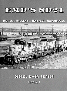 Softcover Book - Diesel Data Series -- EMD SD24