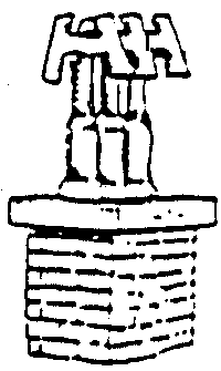 Tenement Chimney - Flat Roof -- Three-Vent
